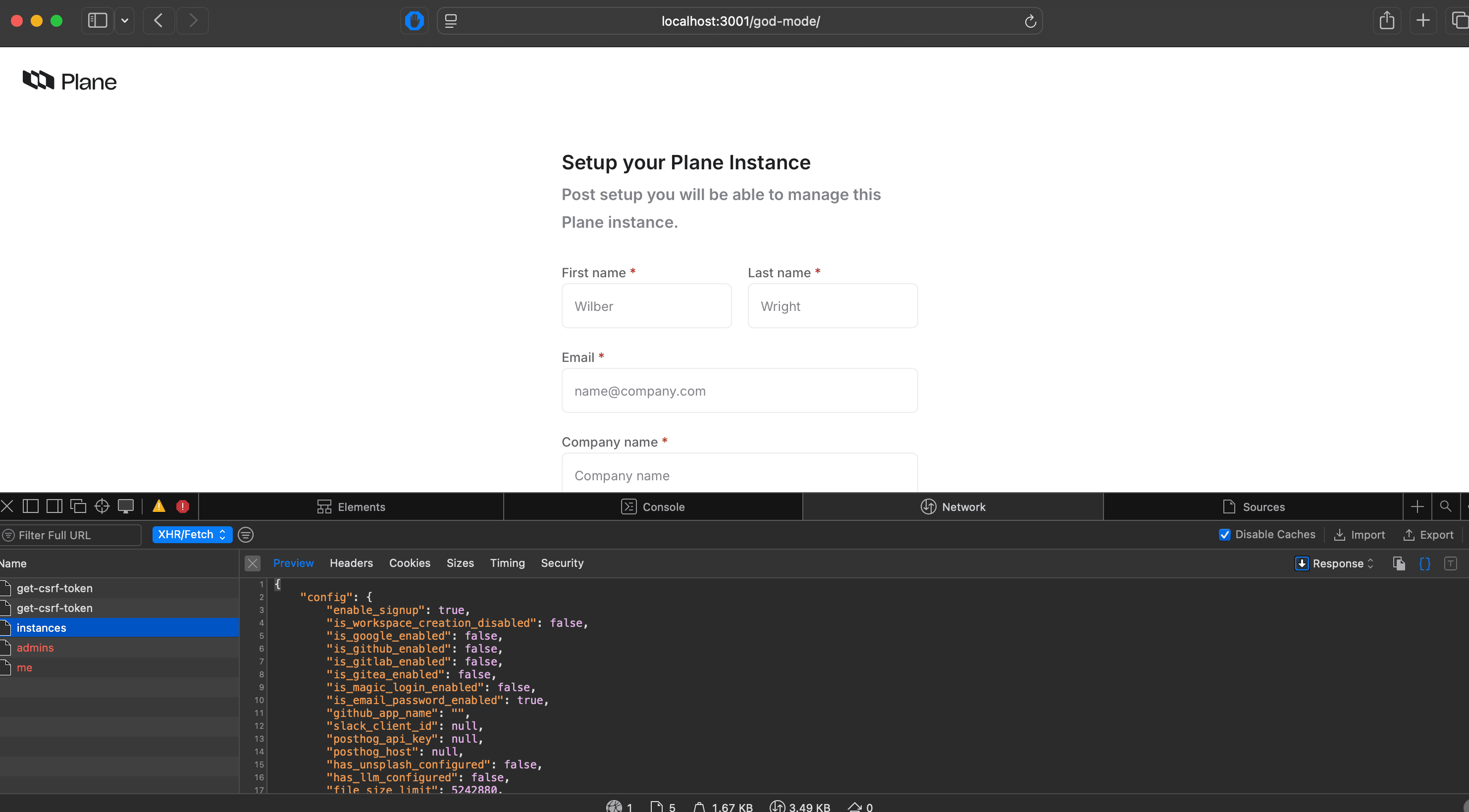Self Hoster - Start Plane App Backend locally using Docker